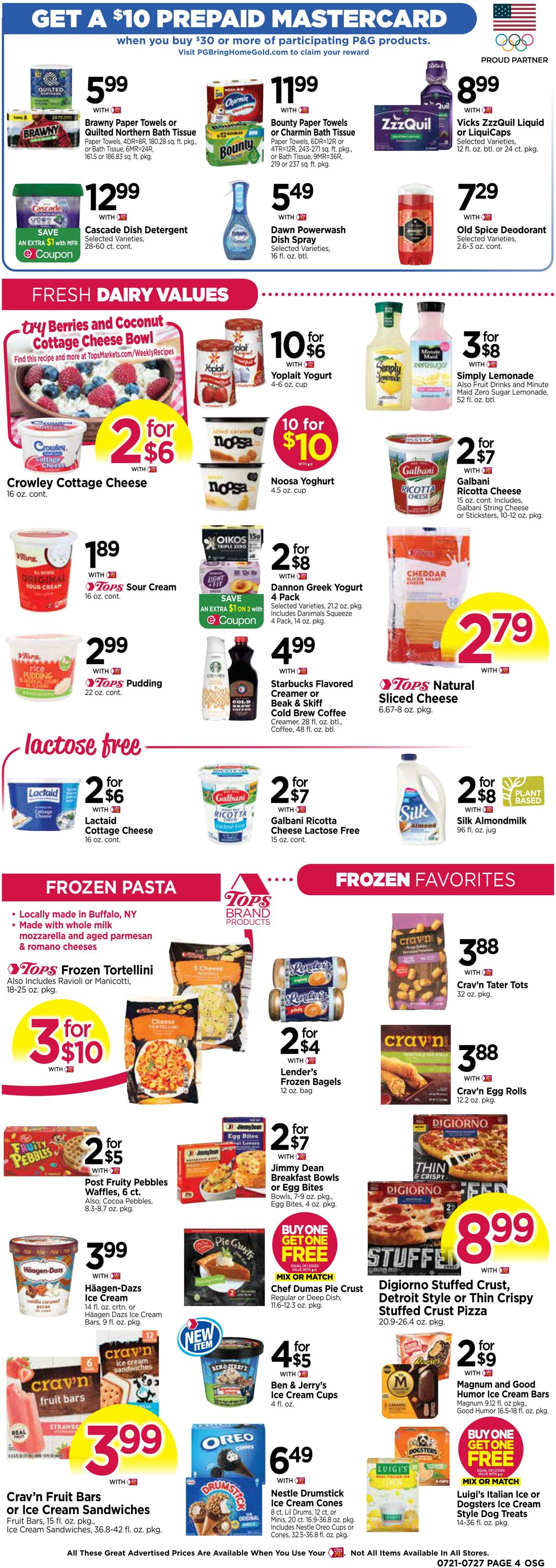 Weekly ad Tops Friendly Markets 07/21/2024 - 07/27/2024