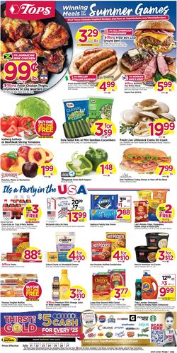 Weekly ad Tops Friendly Markets 07/07/2024 - 07/13/2024