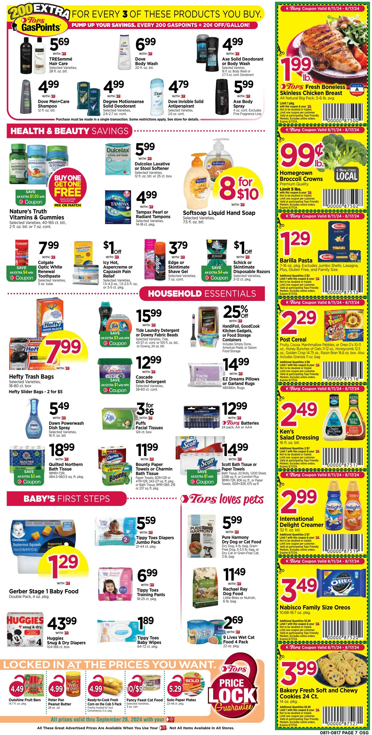 Weekly ad Tops Friendly Markets 08/11/2024 - 08/17/2024