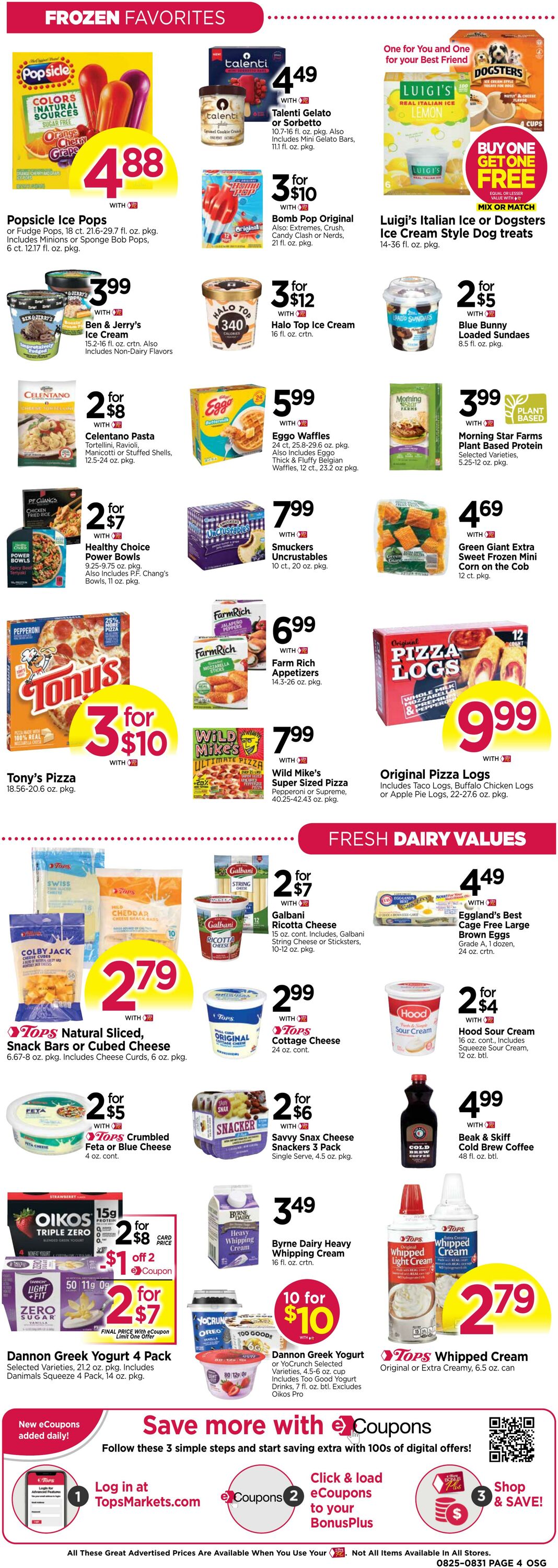 Weekly ad Tops Friendly Markets 08/25/2024 - 08/31/2024