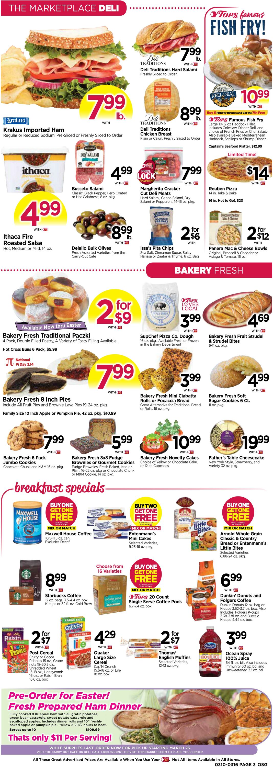 Weekly ad Tops Friendly Markets 03/10/2024 - 03/16/2024