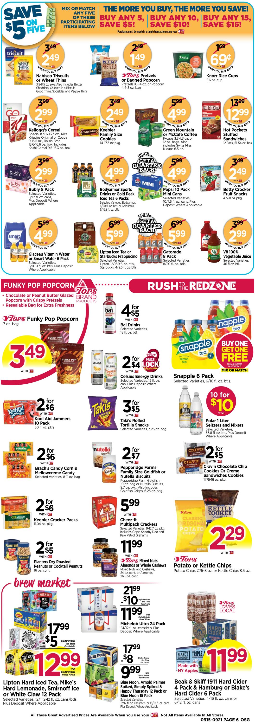 Weekly ad Tops Friendly Markets 09/15/2024 - 09/21/2024