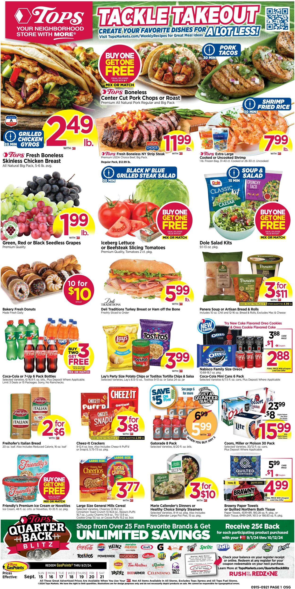 Tops Friendly Markets Promotional weekly ads