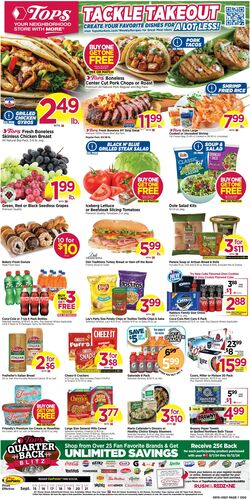 Weekly ad Tops Friendly Markets 09/01/2024 - 09/07/2024