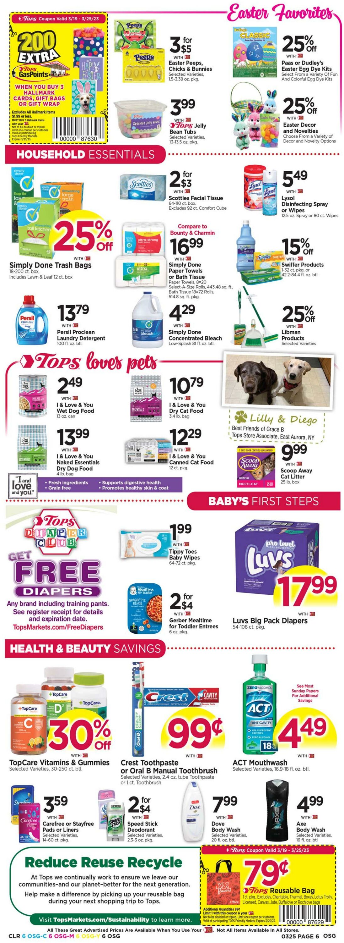 Weekly ad Tops Friendly Markets 03/19/2023 - 03/25/2023