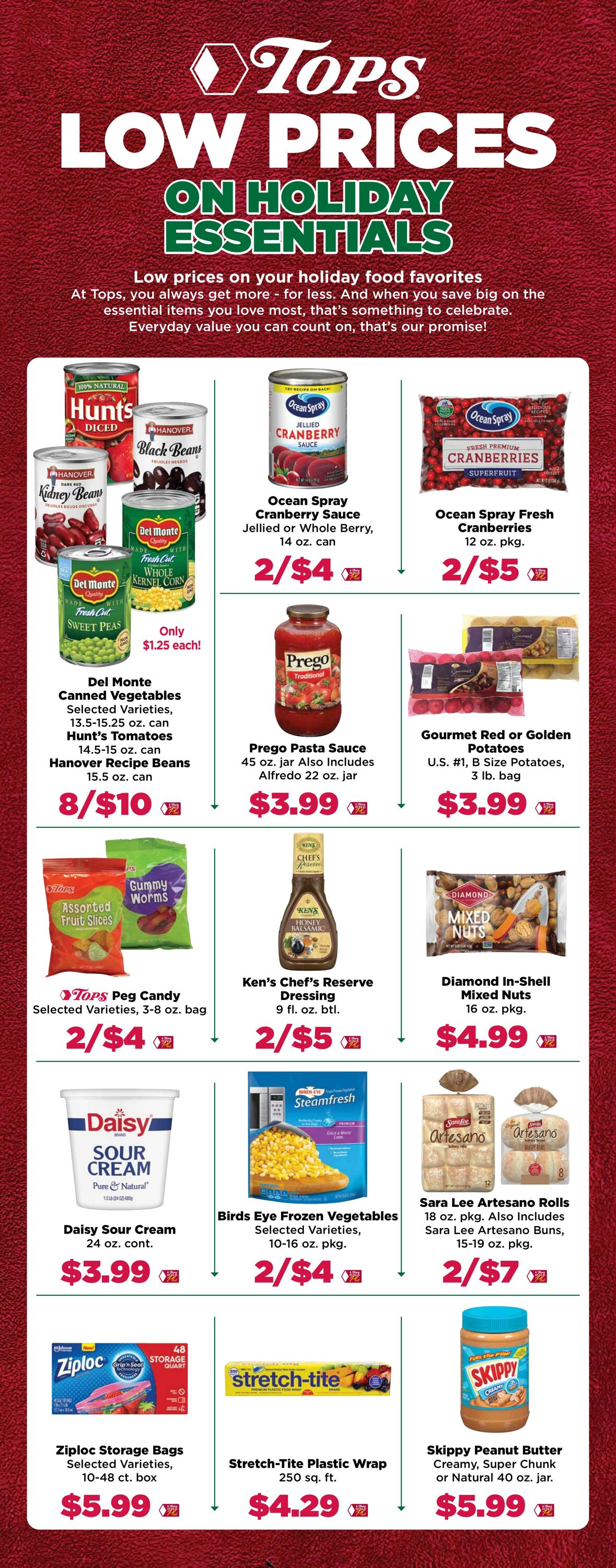 Weekly ad Tops Friendly Markets 12/08/2024 - 12/14/2024