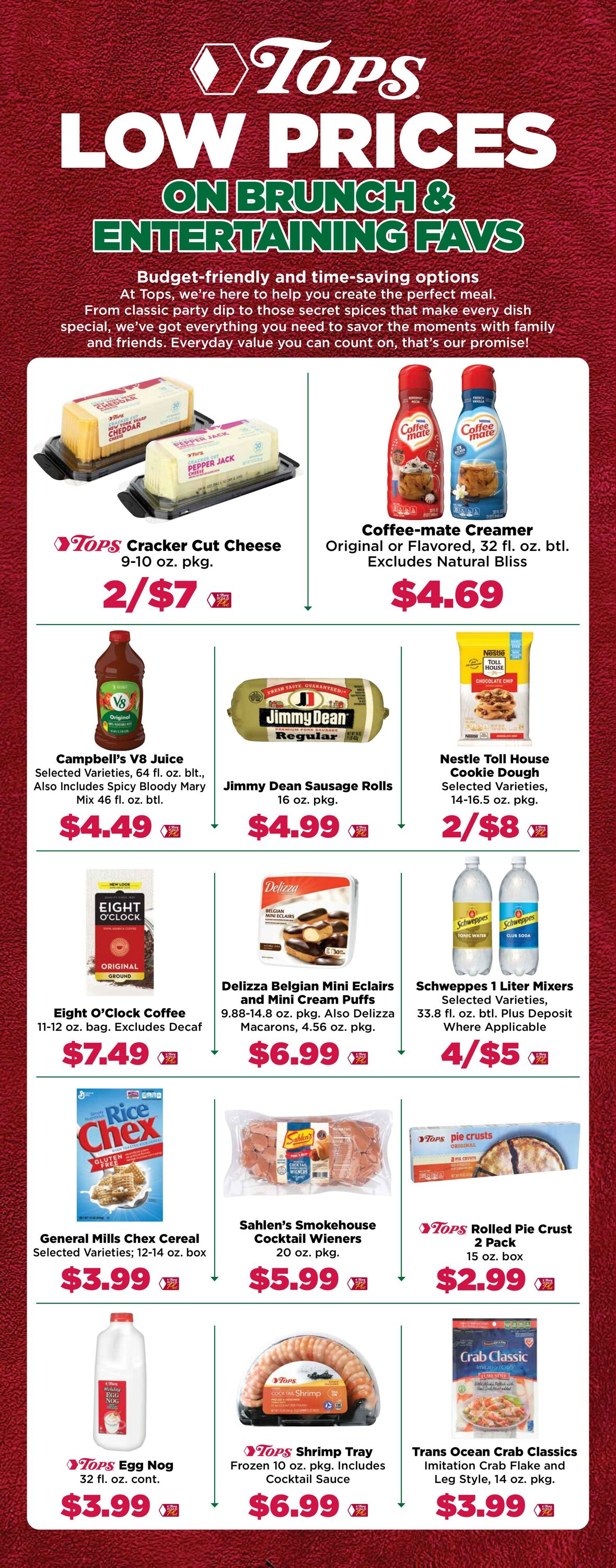 Weekly ad Tops Friendly Markets 12/08/2024 - 12/14/2024