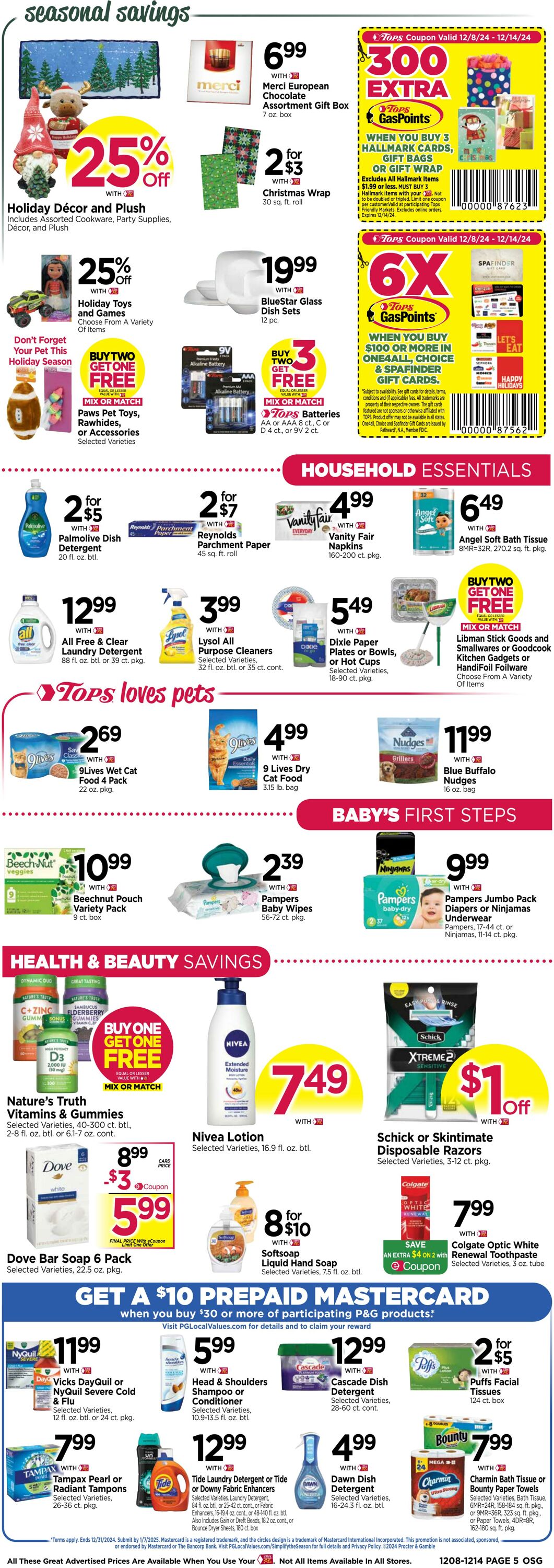 Weekly ad Tops Friendly Markets 12/08/2024 - 12/14/2024