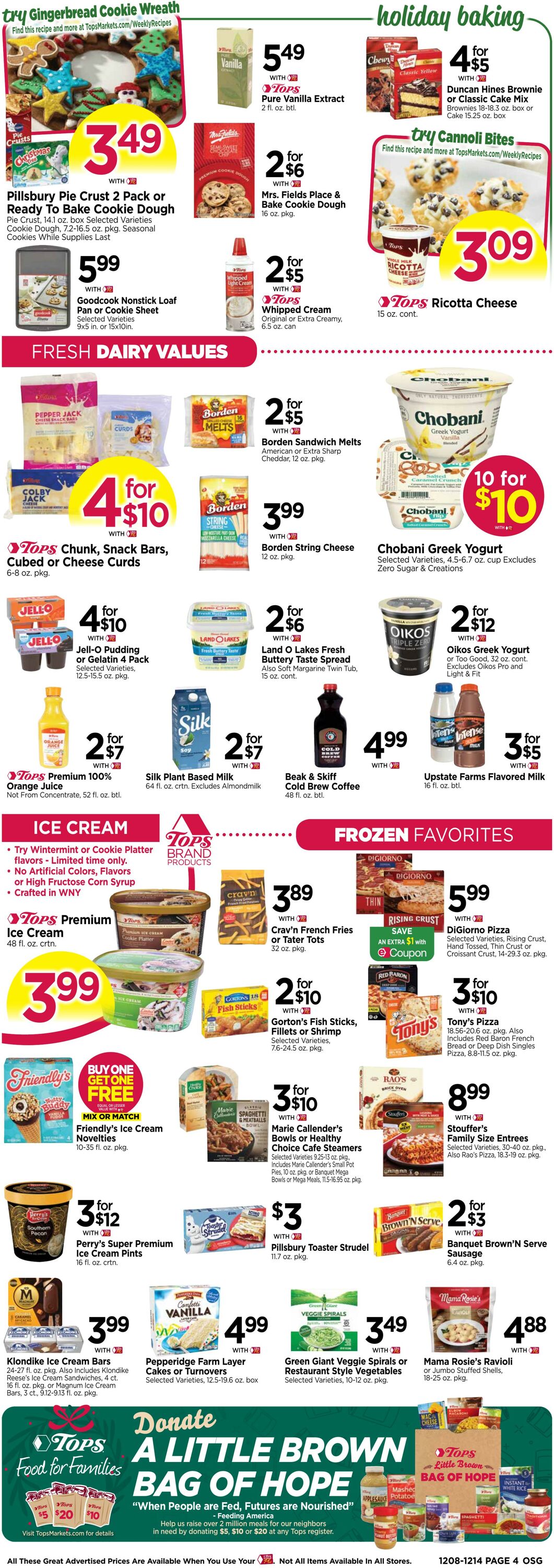 Weekly ad Tops Friendly Markets 12/08/2024 - 12/14/2024