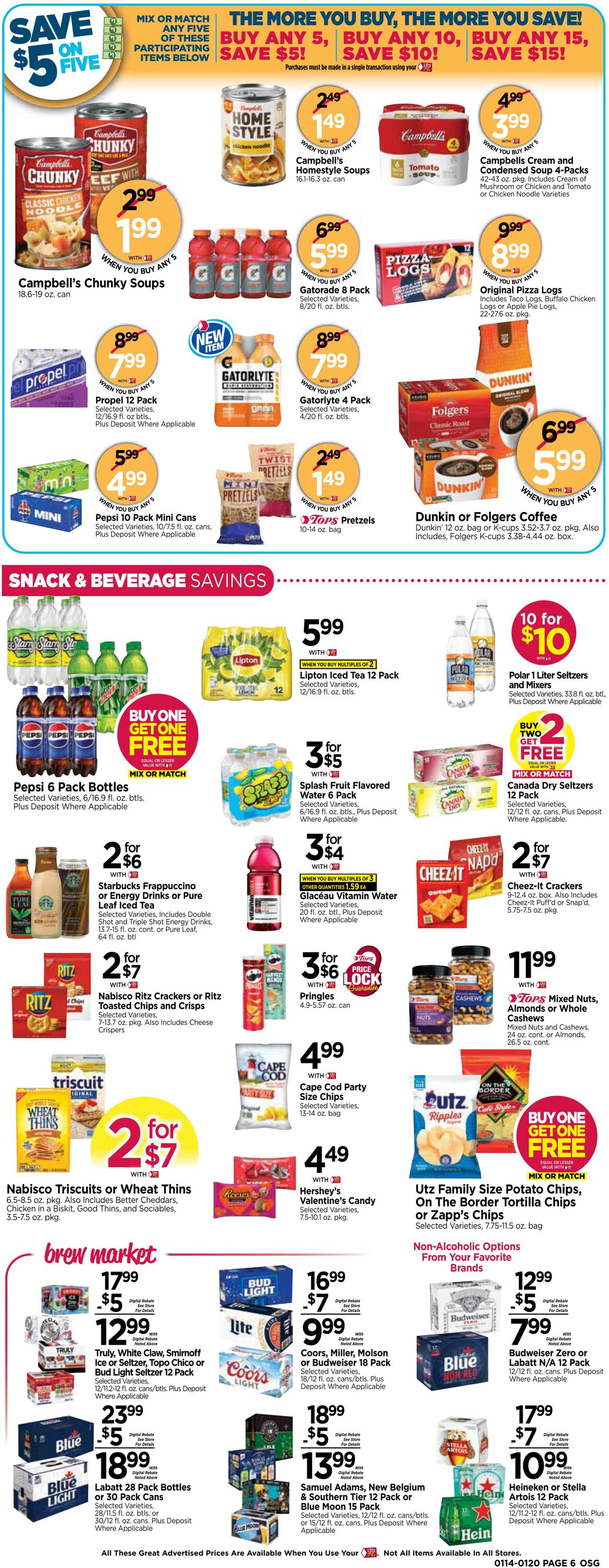 Weekly ad Tops Friendly Markets 01/14/2024 - 01/20/2024