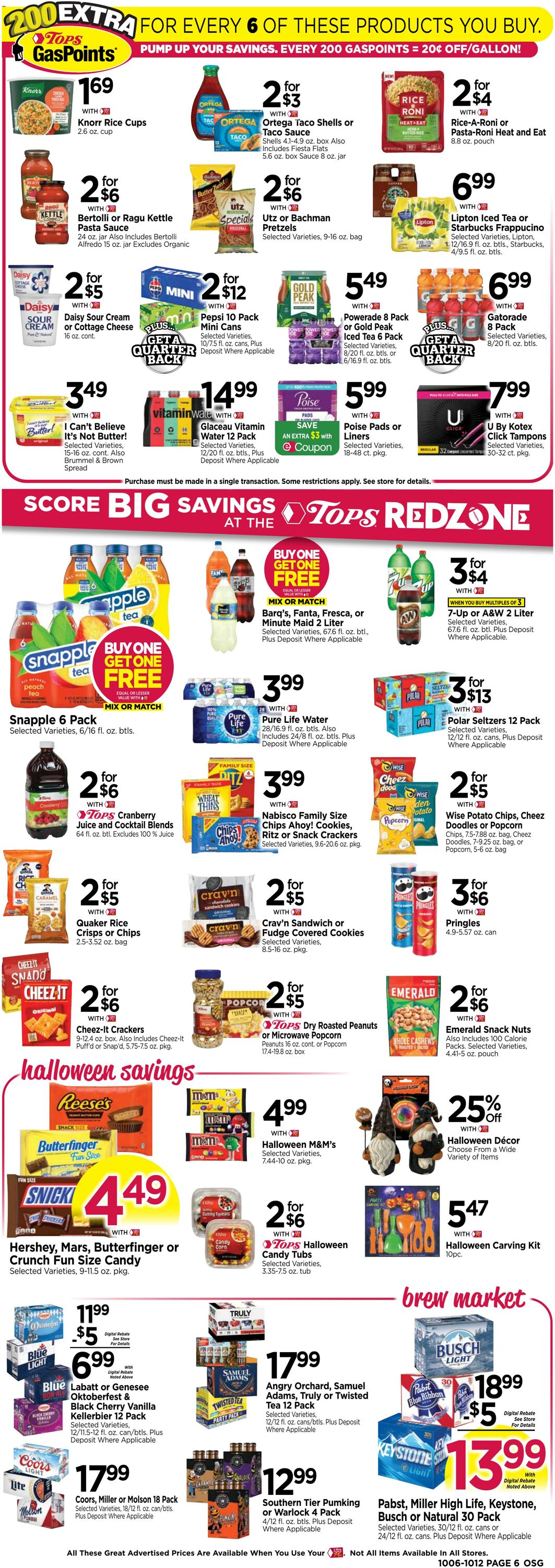 Weekly ad Tops Friendly Markets 10/06/2024 - 10/12/2024