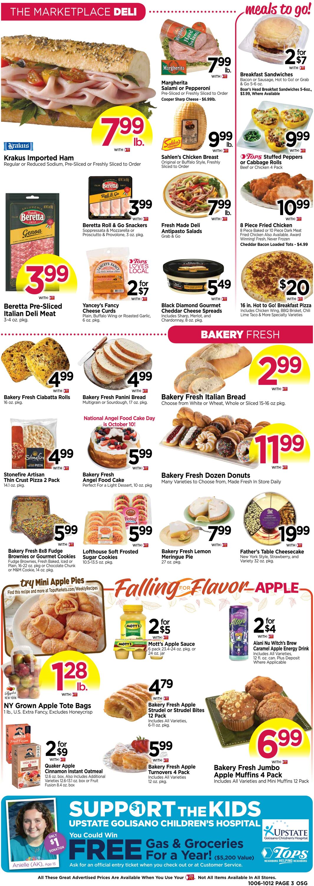 Weekly ad Tops Friendly Markets 10/06/2024 - 10/12/2024