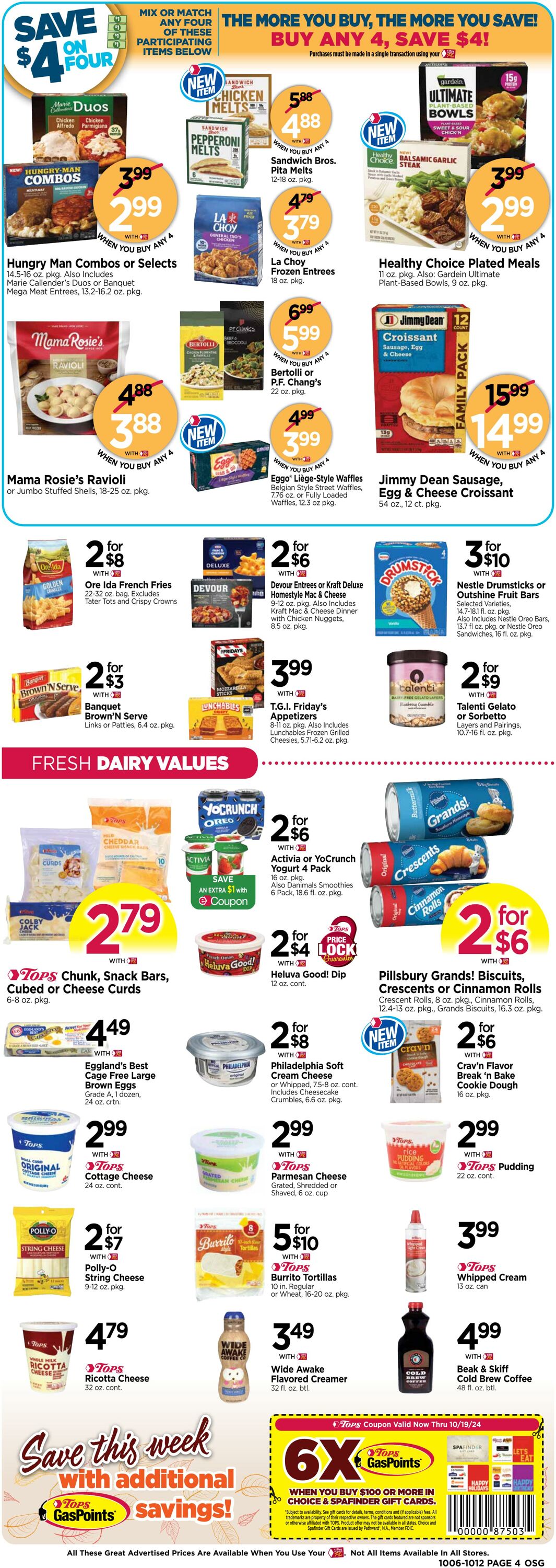 Weekly ad Tops Friendly Markets 10/06/2024 - 10/12/2024