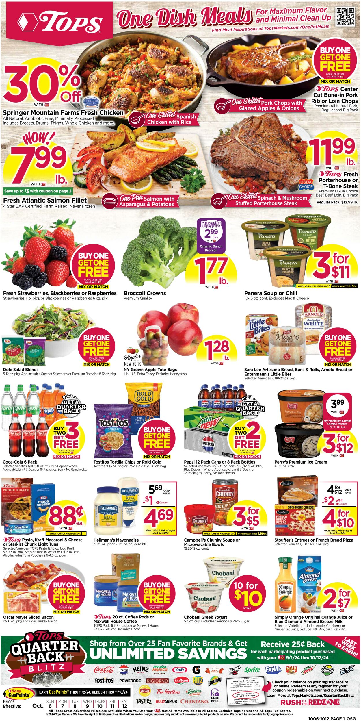 Weekly ad Tops Friendly Markets 10/06/2024 - 10/12/2024