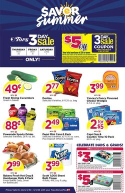 Weekly ad Tops Friendly Markets 05/26/2024 - 06/01/2024