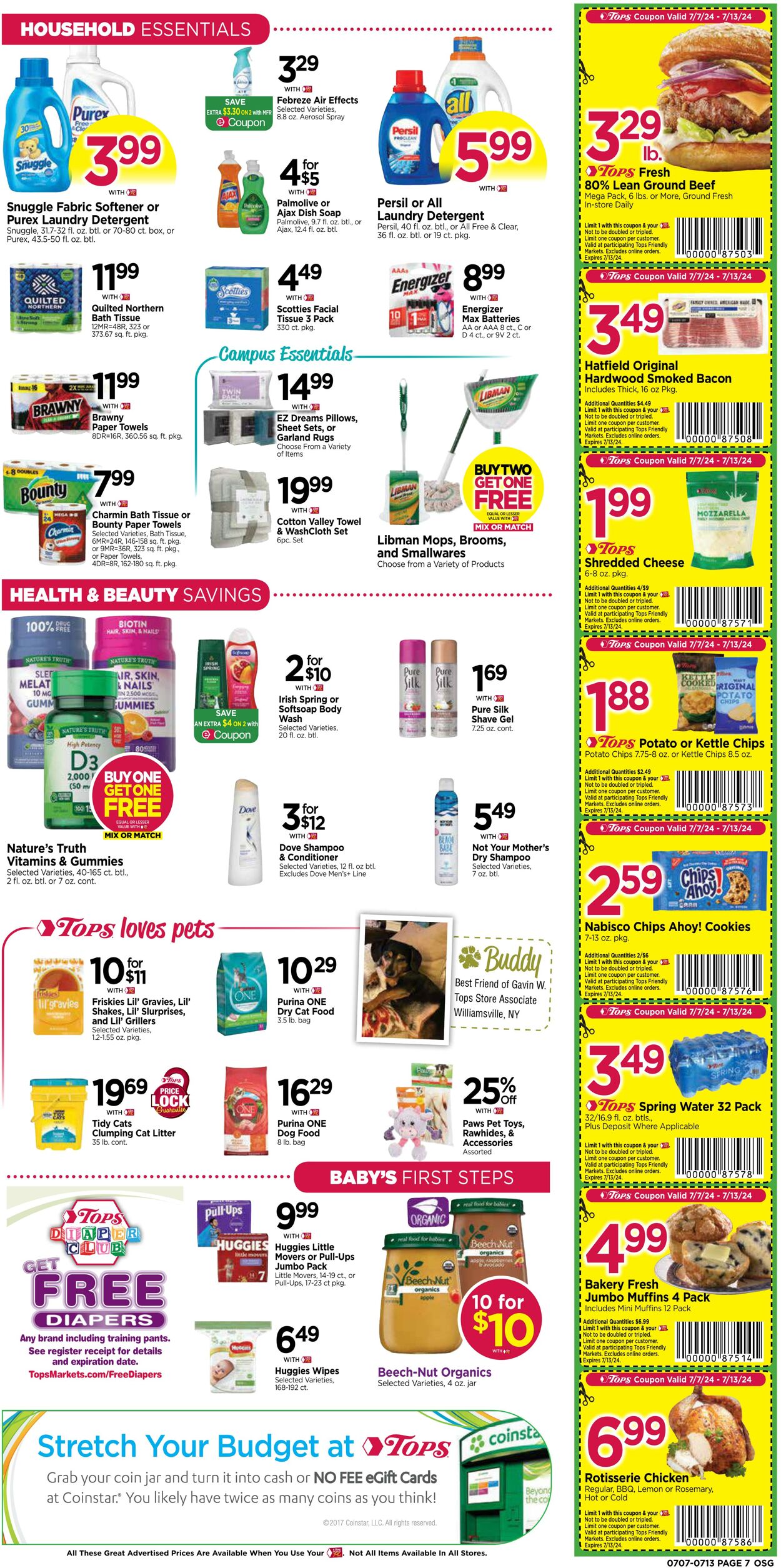 Weekly ad Tops Friendly Markets 07/07/2024 - 07/13/2024