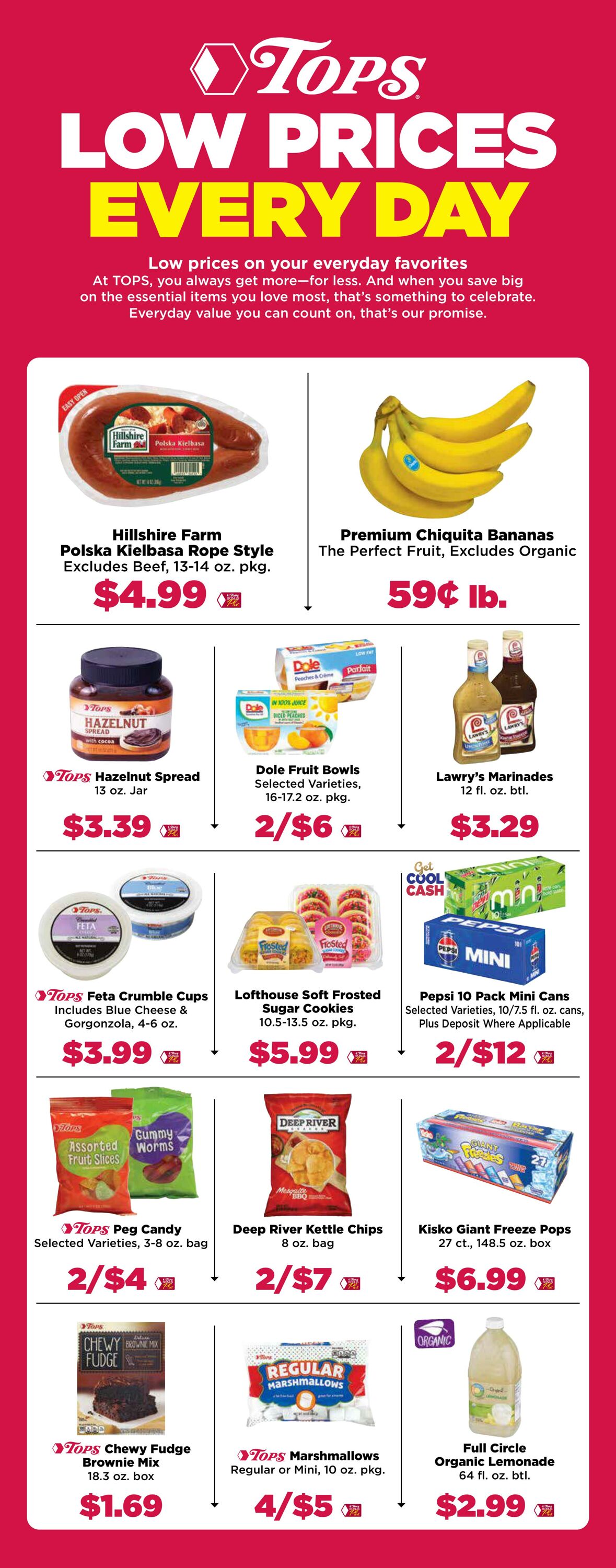 Weekly ad Tops Friendly Markets 08/04/2024 - 08/10/2024