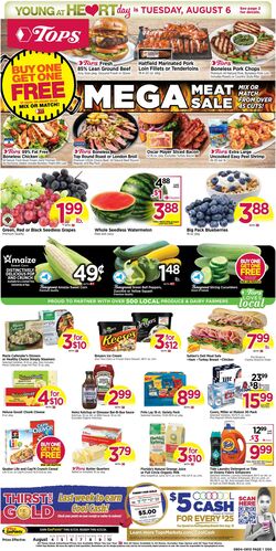 Weekly ad Tops Friendly Markets 08/04/2024 - 08/10/2024