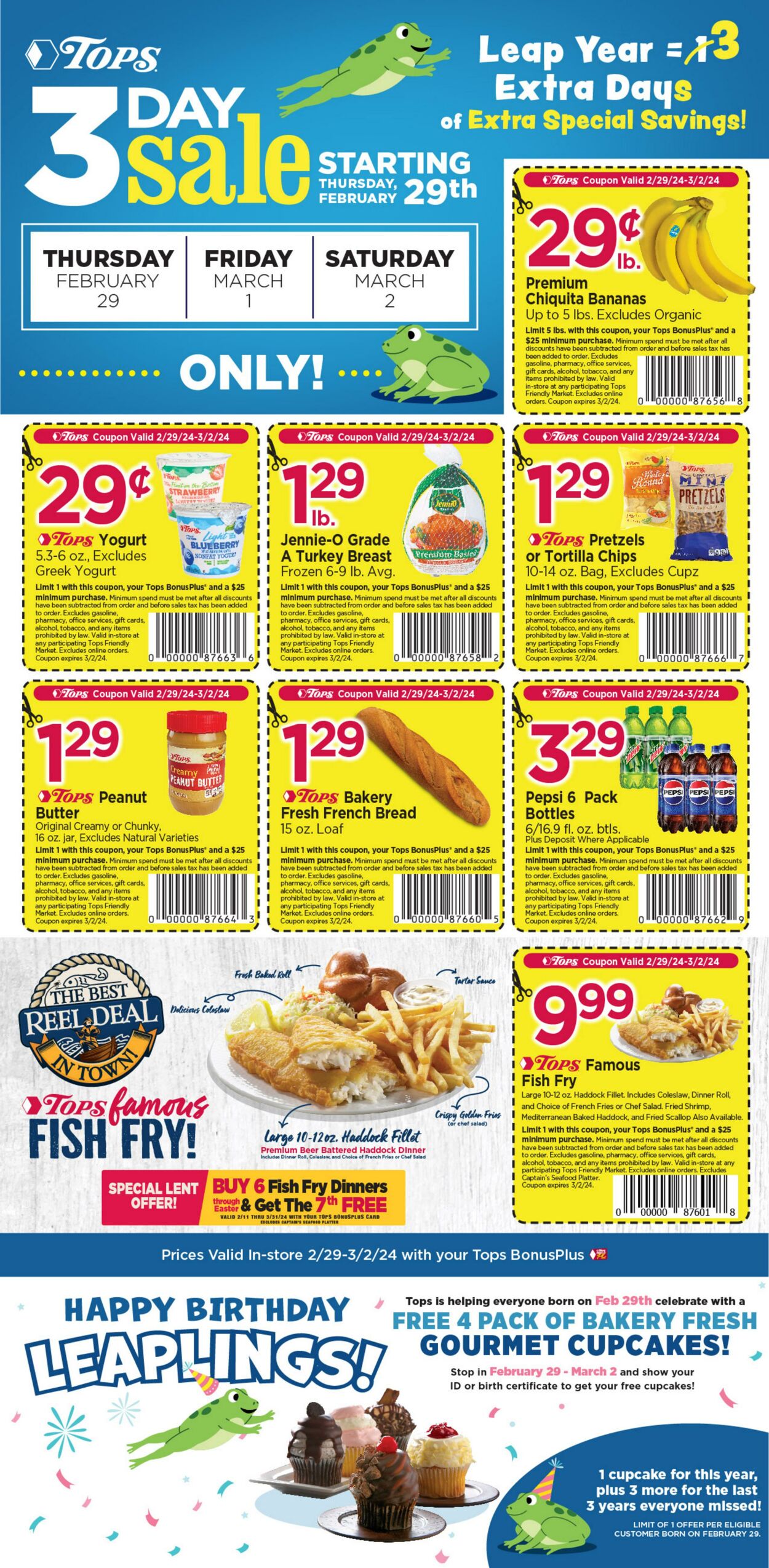 Weekly ad Tops Friendly Markets 02/29/2024 - 03/02/2024