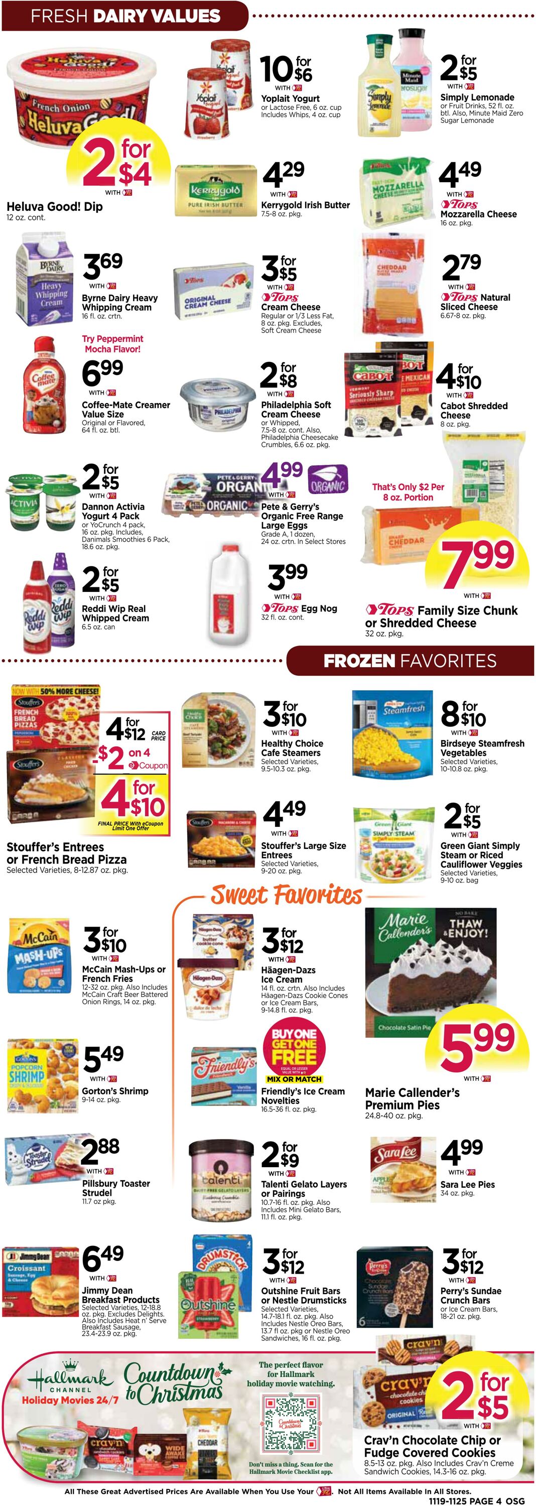 Weekly ad Tops Friendly Markets 11/19/2023 - 11/25/2023