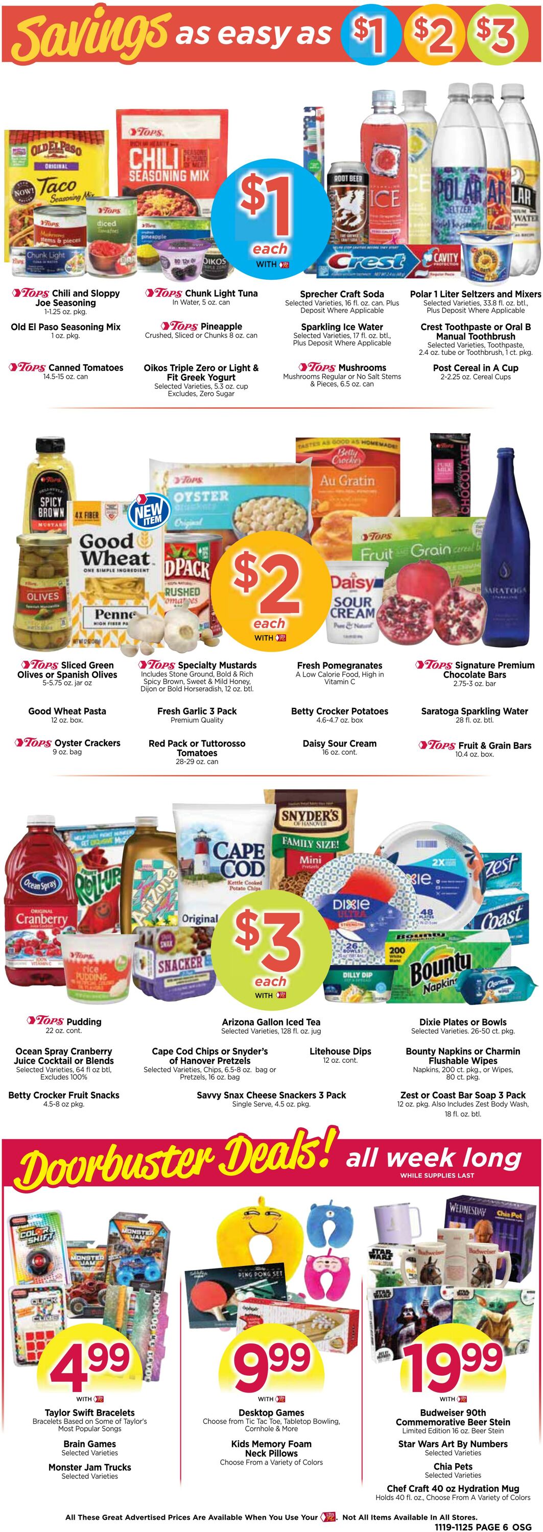 Weekly ad Tops Friendly Markets 11/19/2023 - 11/25/2023