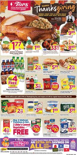 Weekly ad Tops Friendly Markets 11/13/2022 - 11/19/2022