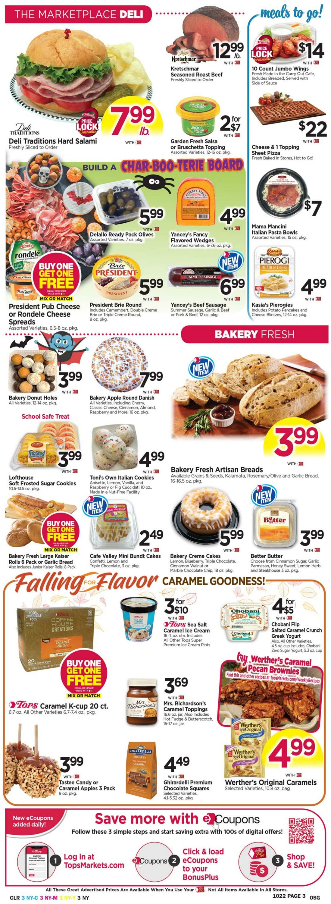 Weekly ad Tops Friendly Markets 10/16/2022 - 10/22/2022