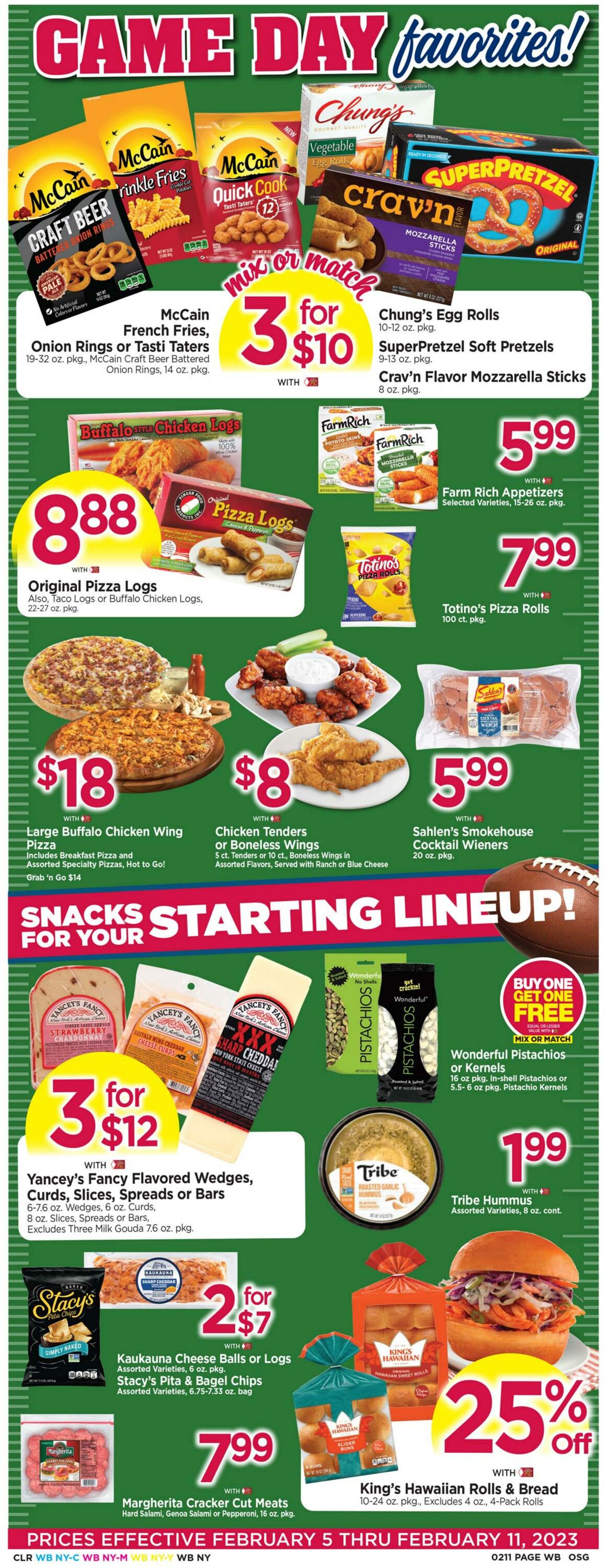 Weekly ad Tops Friendly Markets 02/05/2023 - 02/11/2023