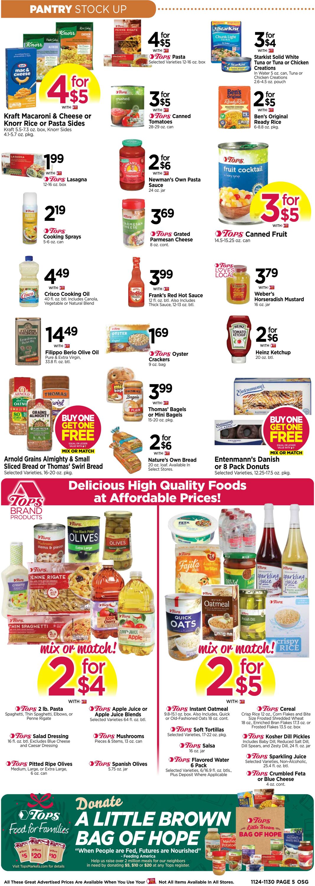 Weekly ad Tops Friendly Markets 11/24/2024 - 11/30/2024