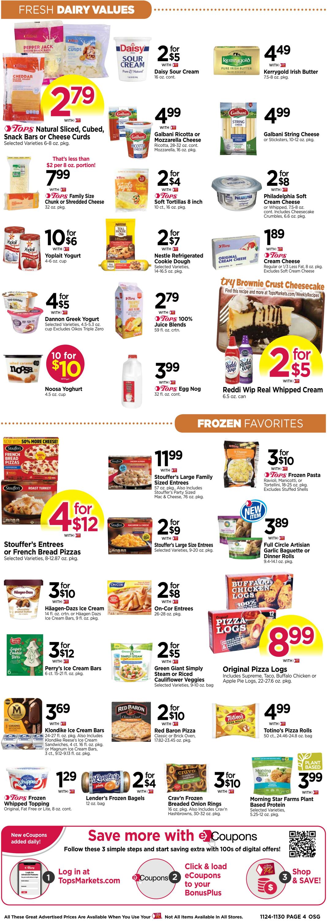 Weekly ad Tops Friendly Markets 11/24/2024 - 11/30/2024