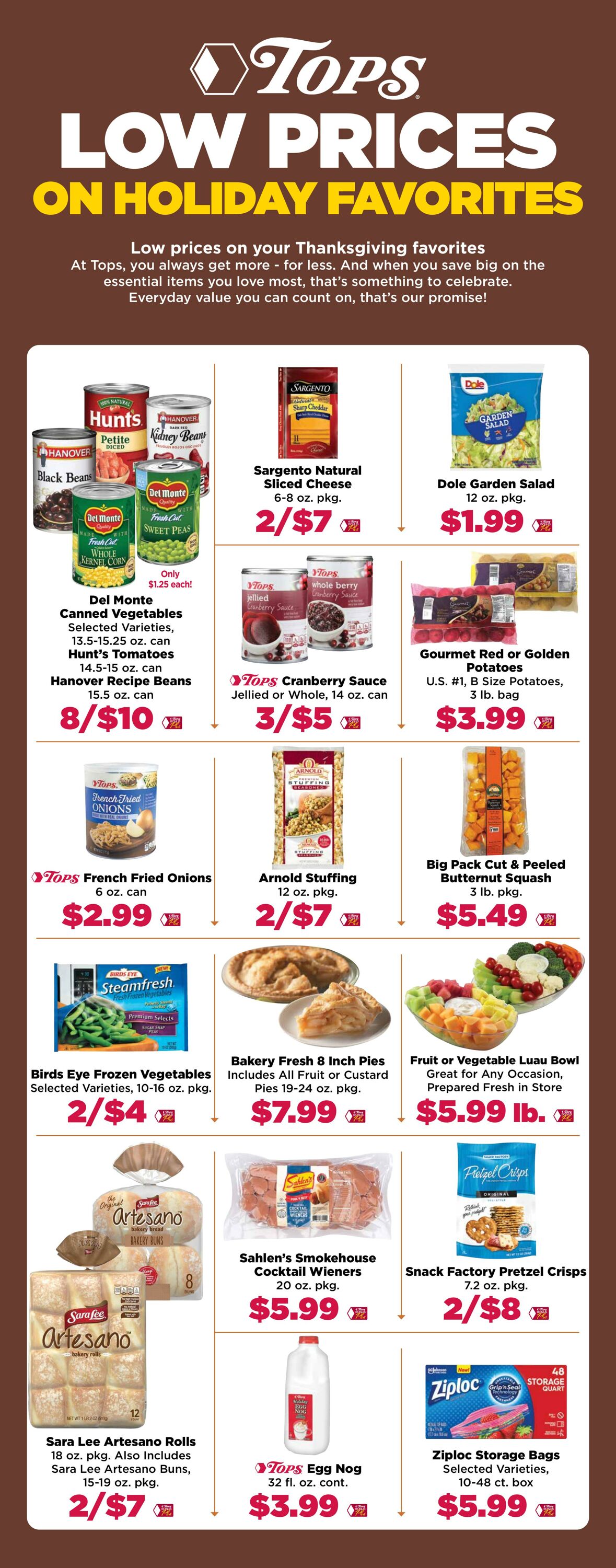 Weekly ad Tops Friendly Markets 11/24/2024 - 11/30/2024