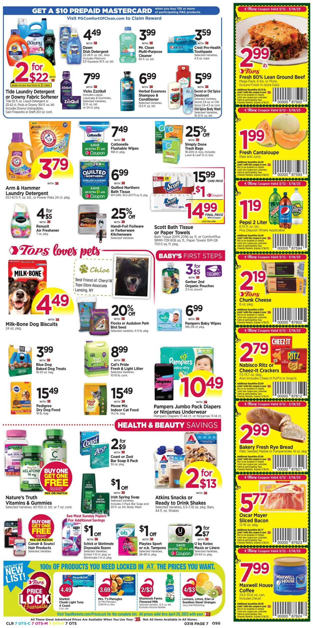 Weekly ad Tops Friendly Markets 03/12/2023 - 03/18/2023