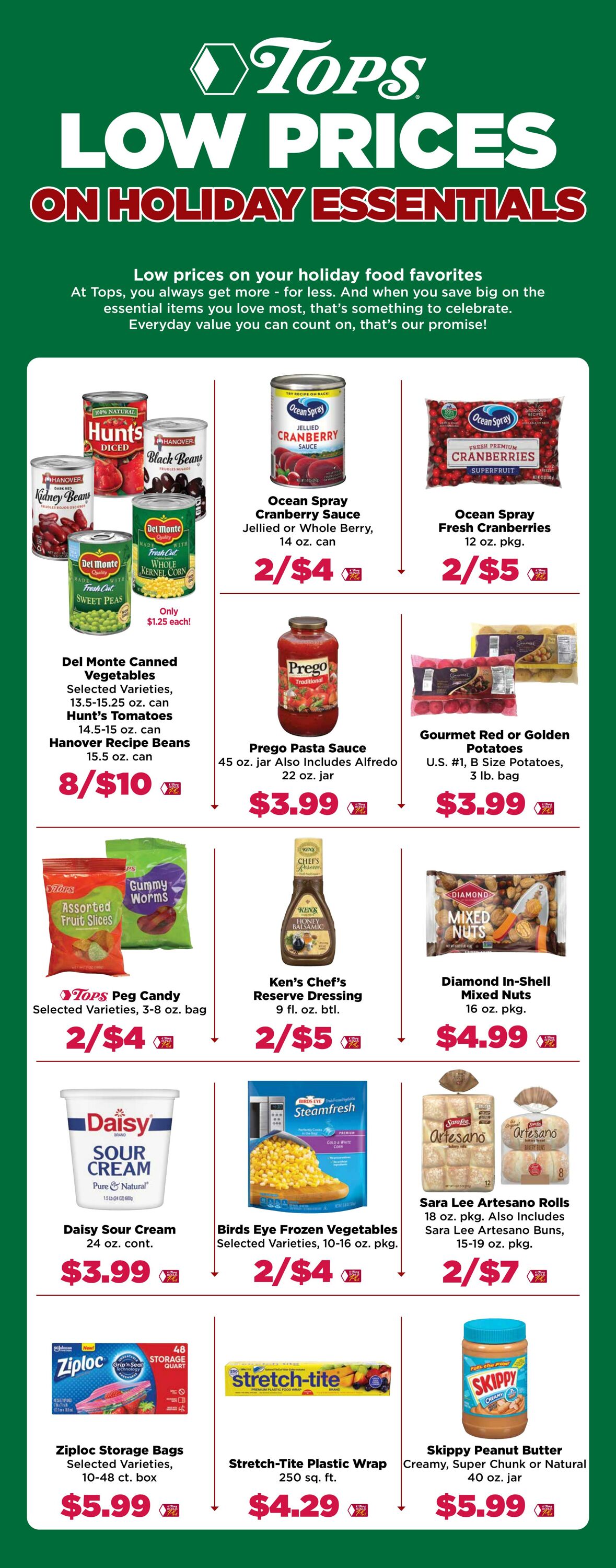 Weekly ad Tops Friendly Markets 12/01/2024 - 12/07/2024