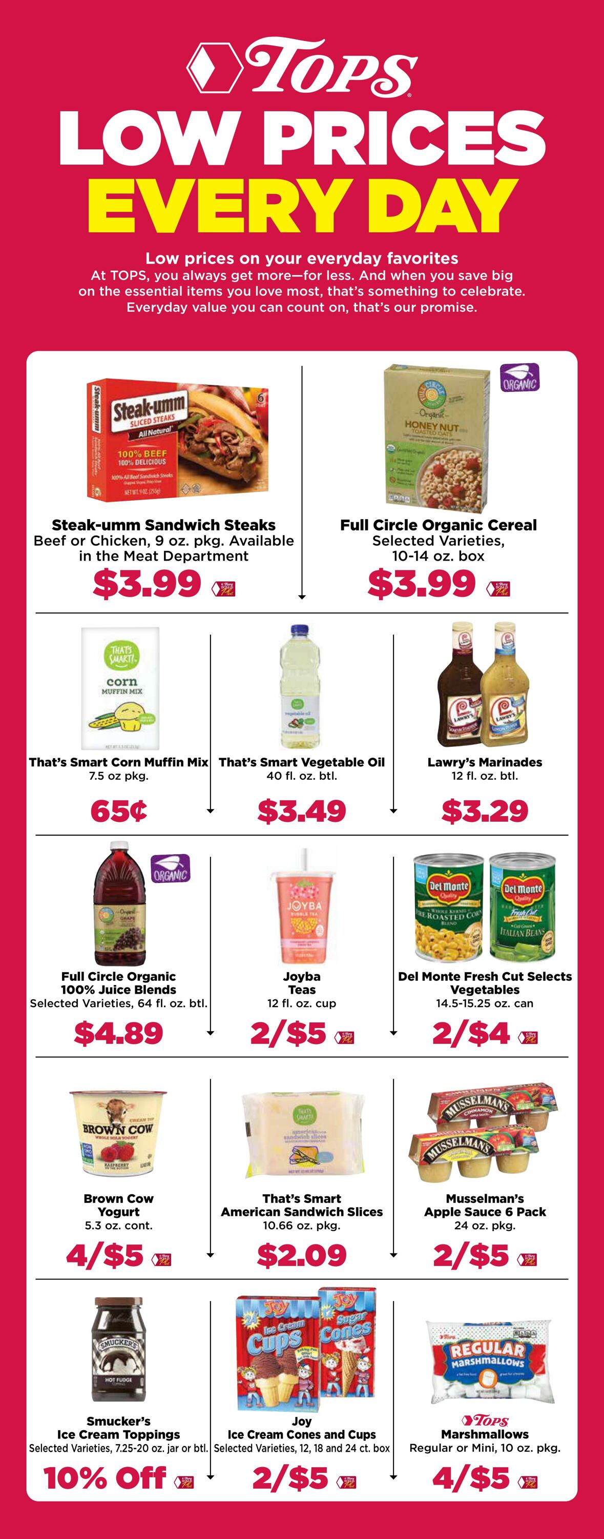 Weekly ad Tops Friendly Markets 08/18/2024 - 08/24/2024