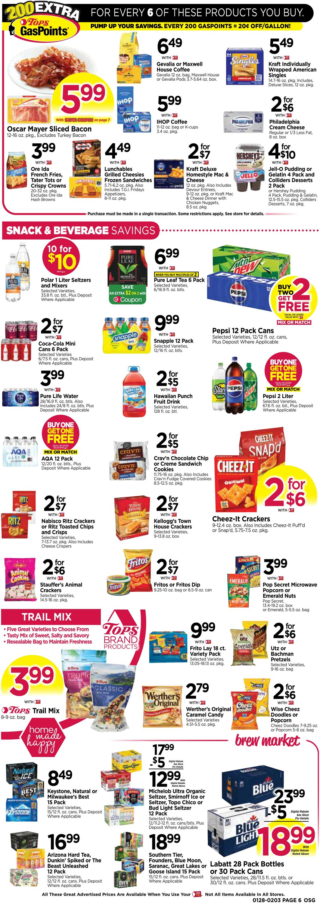 Weekly ad Tops Friendly Markets 01/28/2024 - 02/03/2024