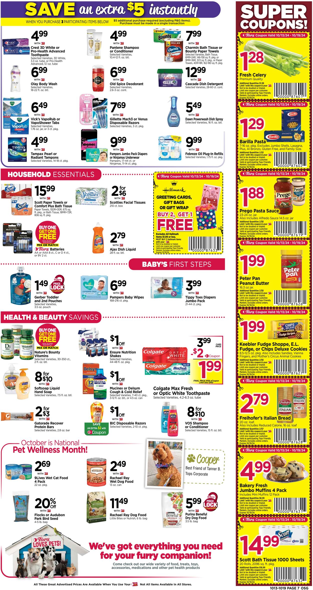 Weekly ad Tops Friendly Markets 10/13/2024 - 10/19/2024