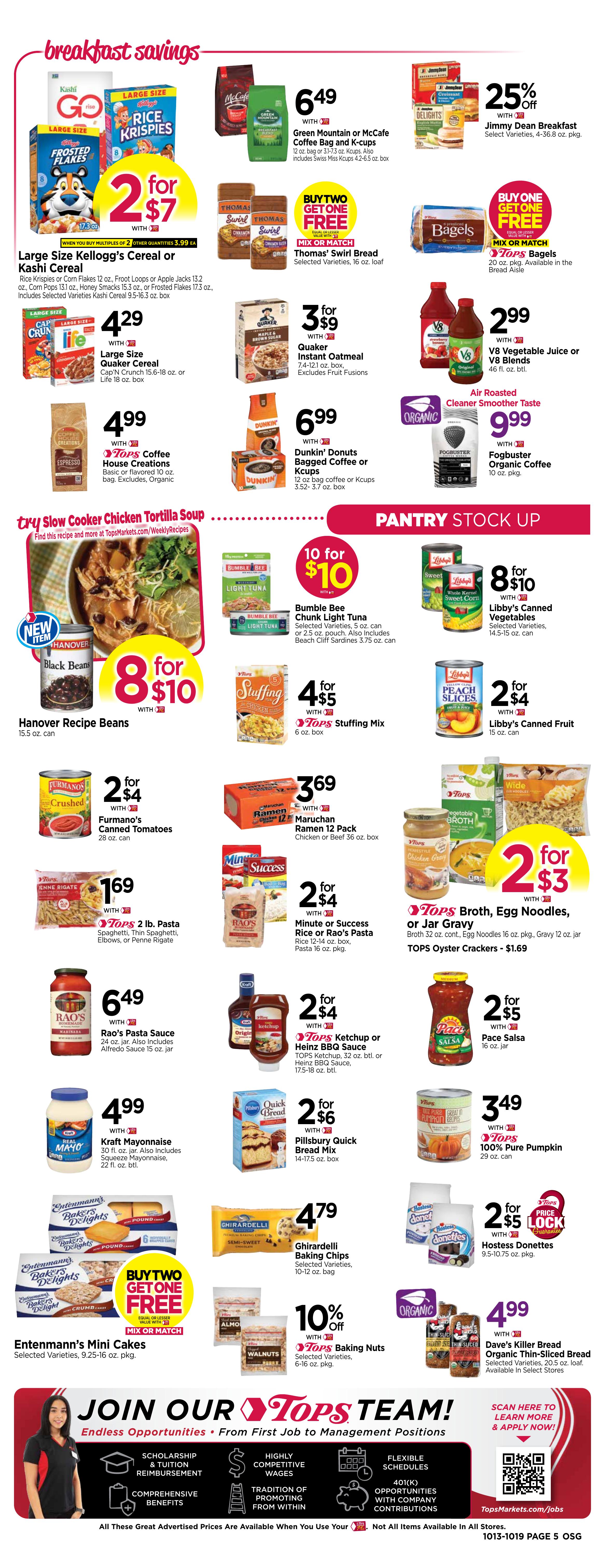 Weekly ad Tops Friendly Markets 10/13/2024 - 10/19/2024