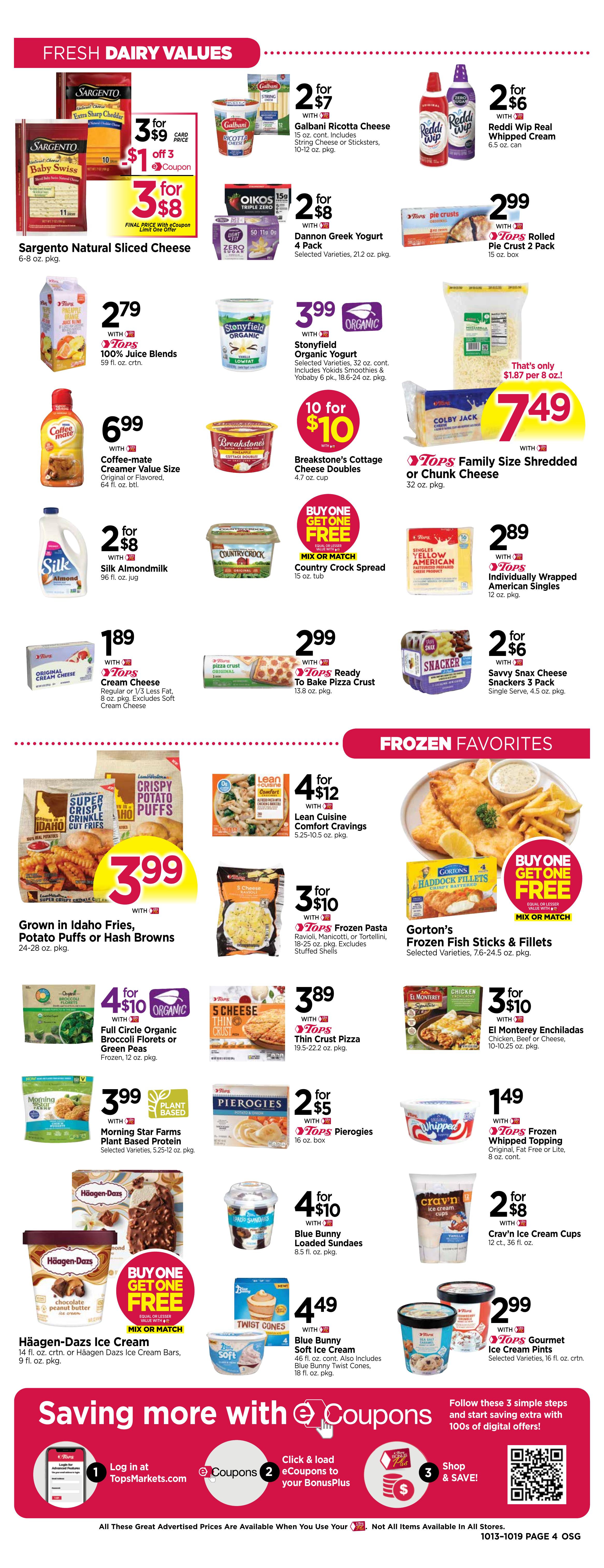 Weekly ad Tops Friendly Markets 10/13/2024 - 10/19/2024