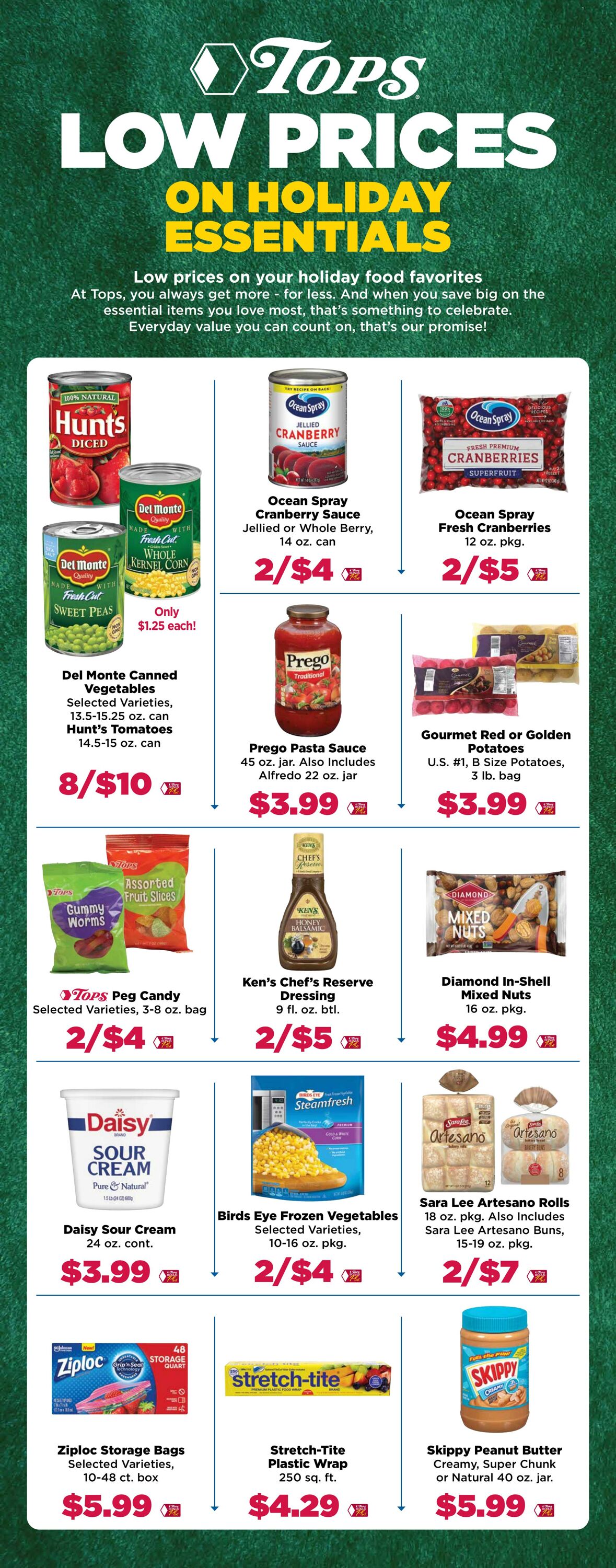 Weekly ad Tops Friendly Markets 12/22/2024 - 12/28/2024