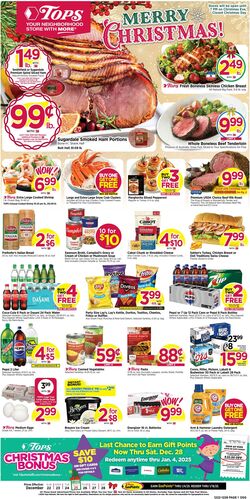 Weekly ad Tops Friendly Markets 12/15/2024 - 12/21/2024