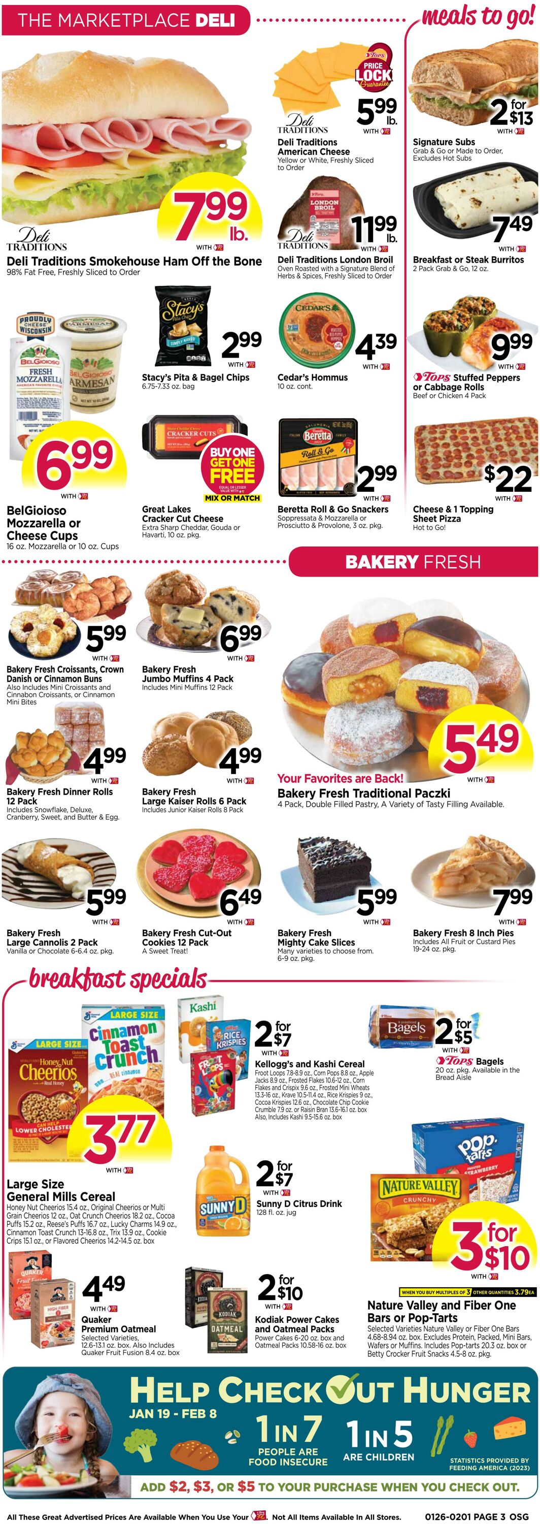 Weekly ad Tops Friendly Markets 01/26/2025 - 02/01/2025