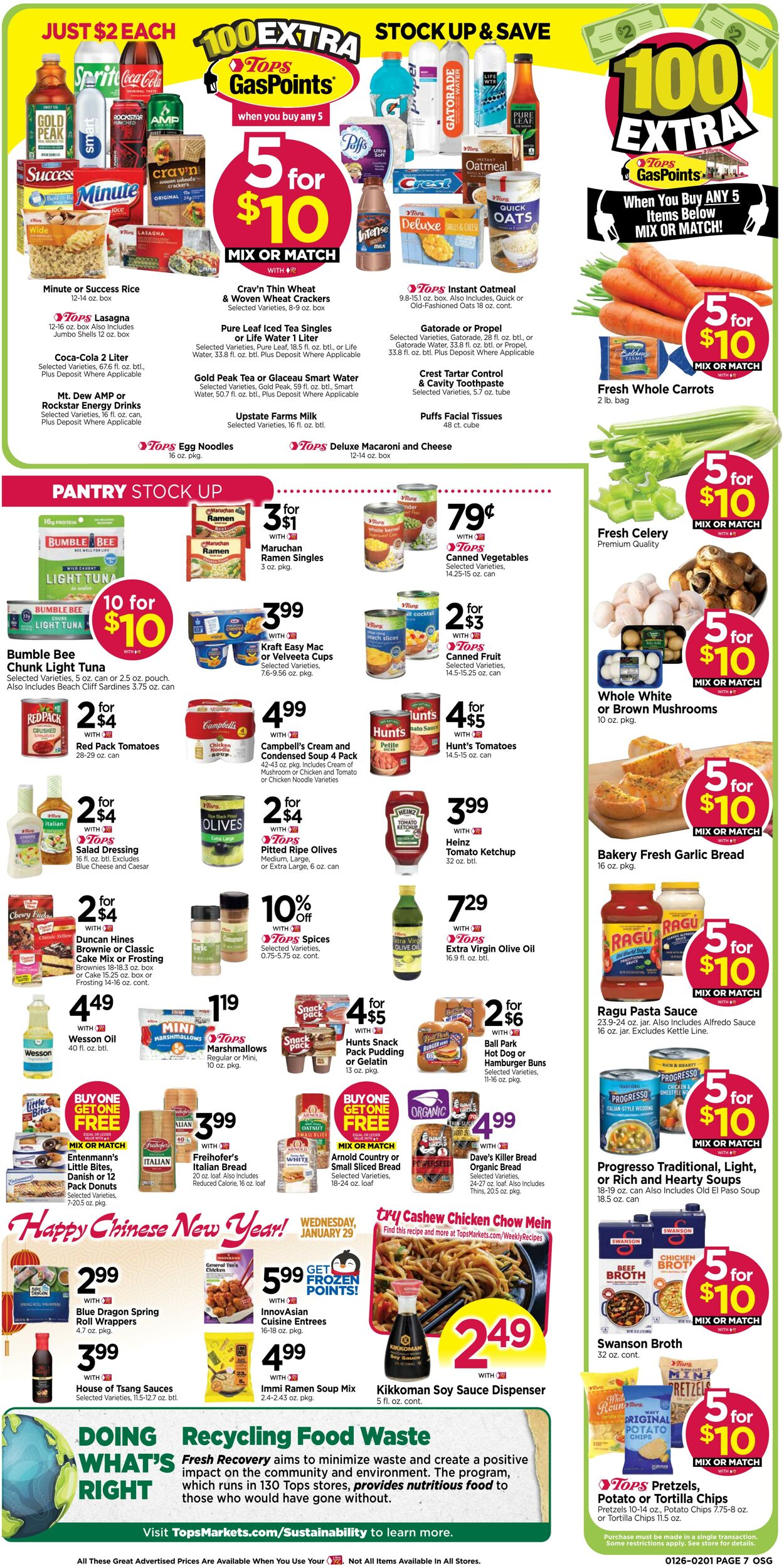 Weekly ad Tops Friendly Markets 01/26/2025 - 02/01/2025