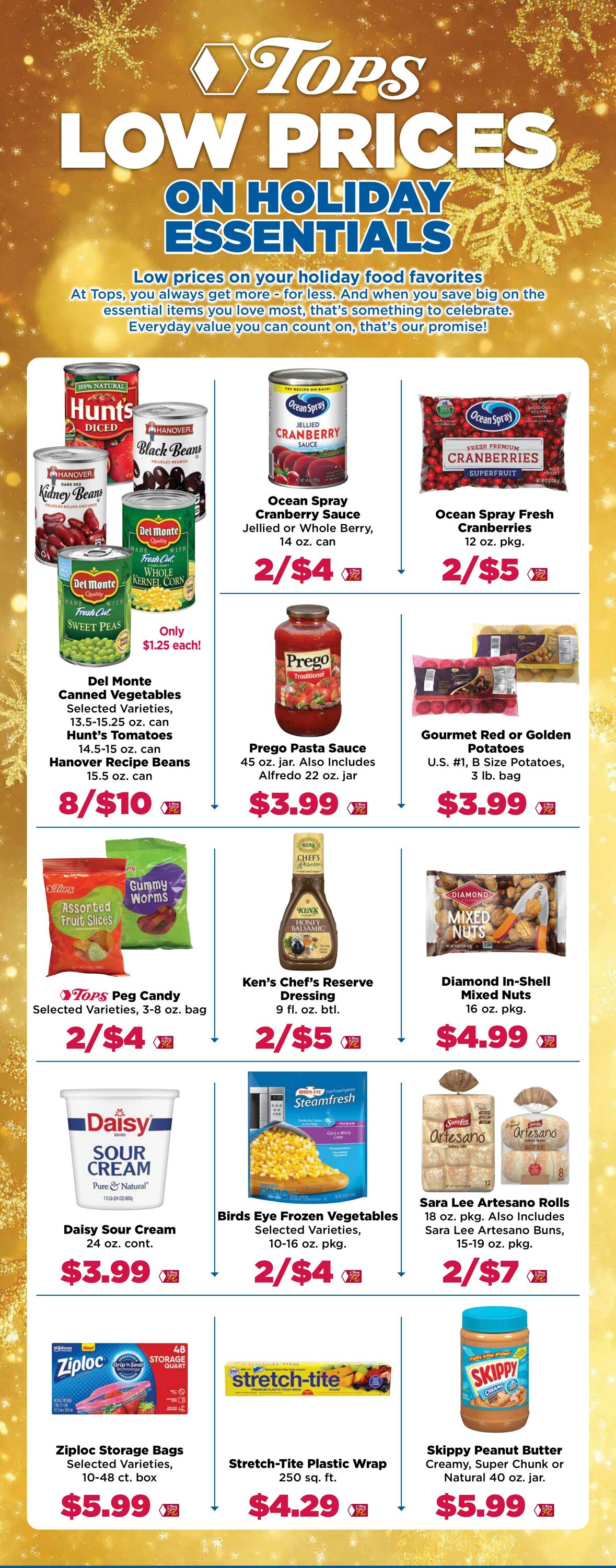 Weekly ad Tops Friendly Markets 12/15/2024 - 12/21/2024