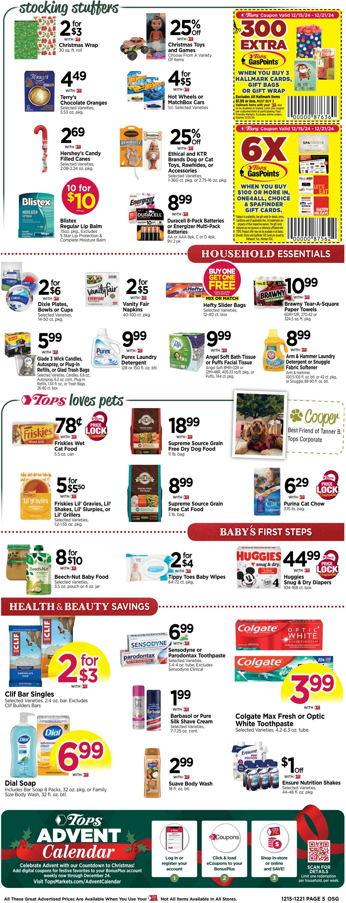 Weekly ad Tops Friendly Markets 12/15/2024 - 12/21/2024