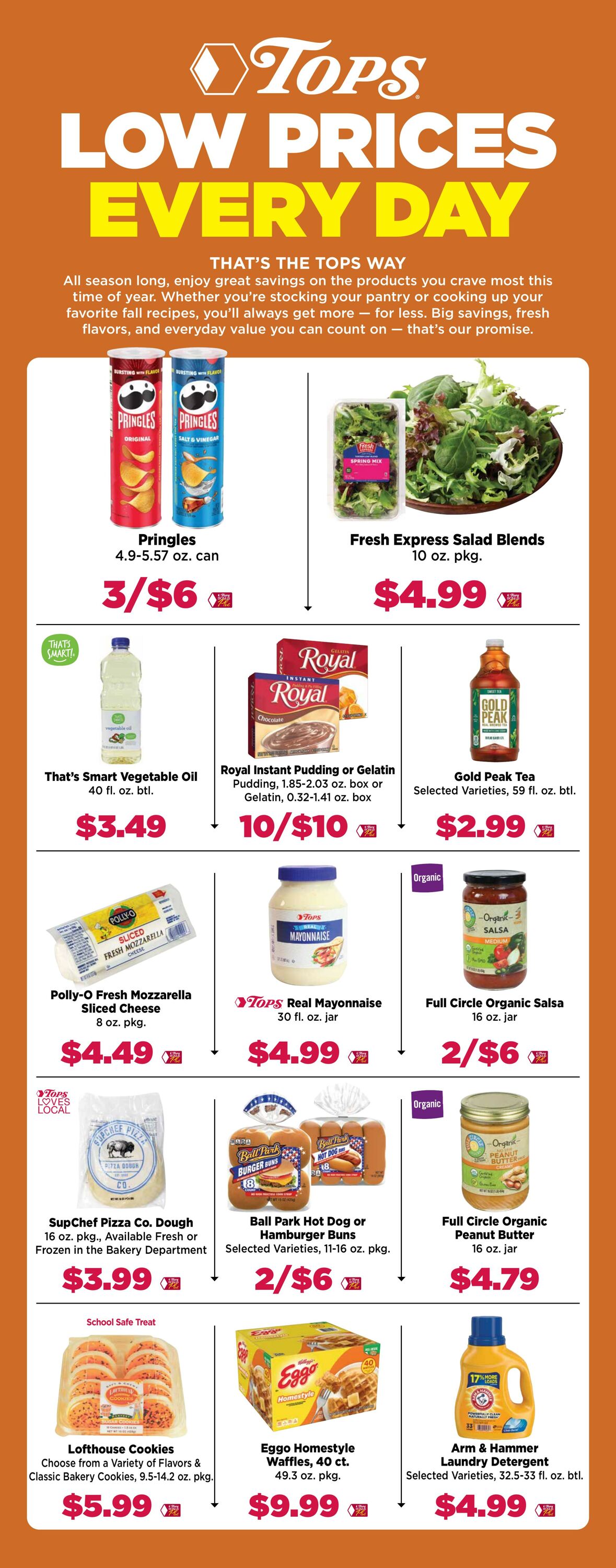 Weekly ad Tops Friendly Markets 10/19/2025 - 10/25/2025