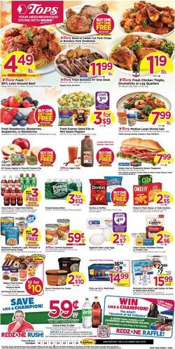 Weekly ad Tops Friendly Markets 10/19/2025 - 10/25/2025