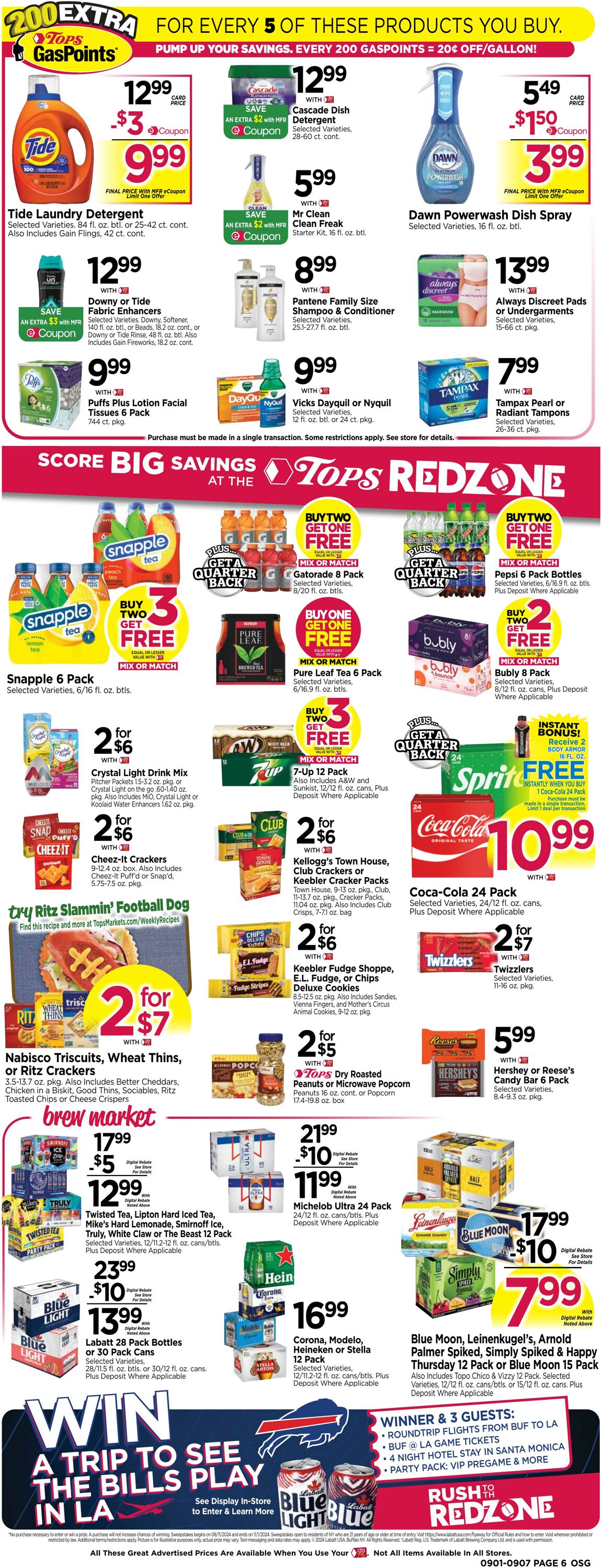 Weekly ad Tops Friendly Markets 09/01/2024 - 09/07/2024