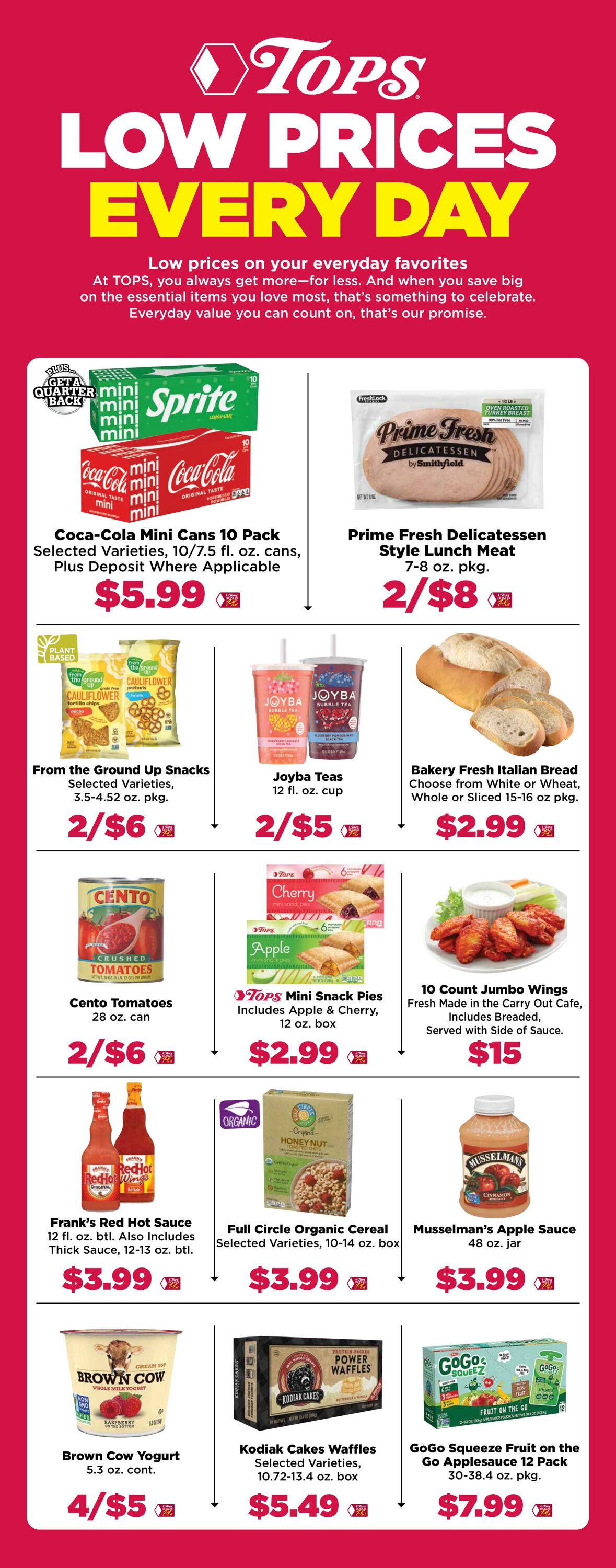 Weekly ad Tops Friendly Markets 09/01/2024 - 09/07/2024