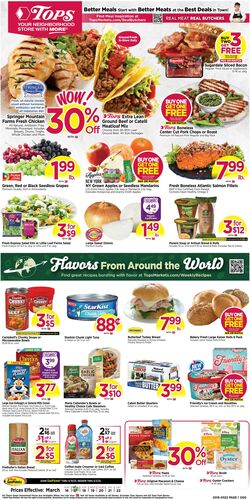 Weekly ad Tops Friendly Markets 03/16/2025 - 03/22/2025