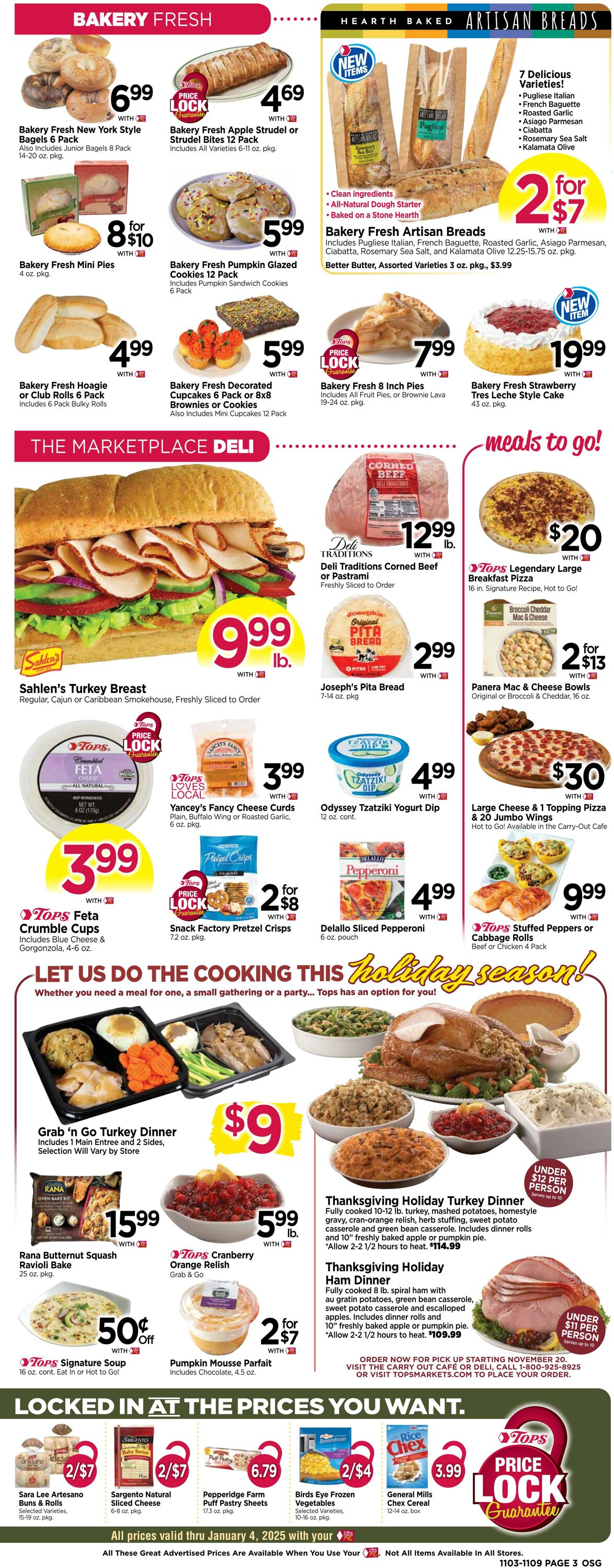 Weekly ad Tops Friendly Markets 11/03/2024 - 11/09/2024